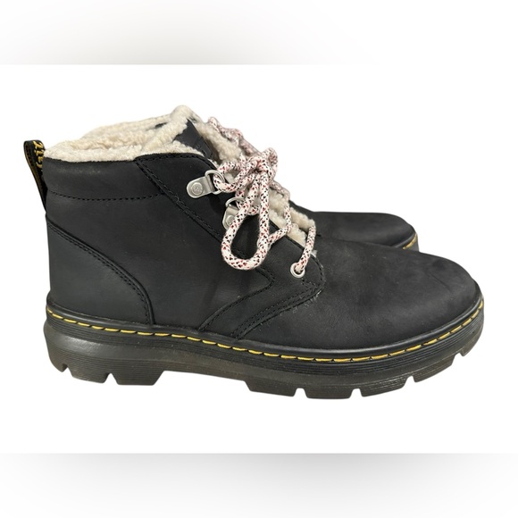 Dr. Martens Shoes - Dr Martens Bonny Boots Womens Size 11 Faux Shearling Lined Casual Black Grunge